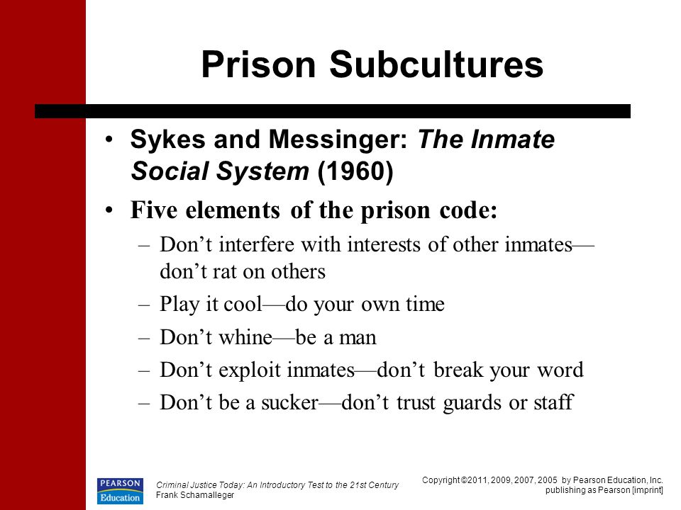 sociological studies show that prisons